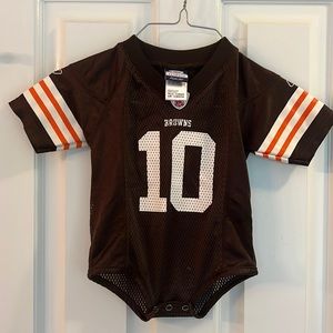 Cleveland Browns onesie jersey 12mo